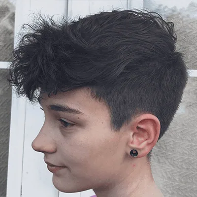 Precision bang trim and styling service